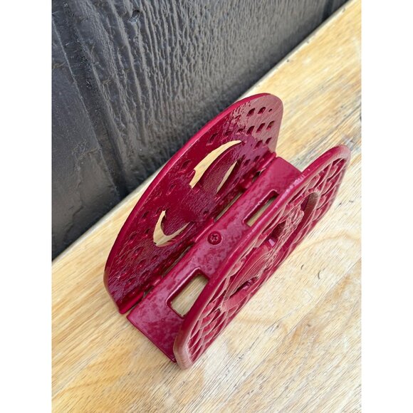 Grant Howard Red Cast Iron Rooster Napkin Holder Tabletop Farmhouse Kitchen - Picture 2 of 4